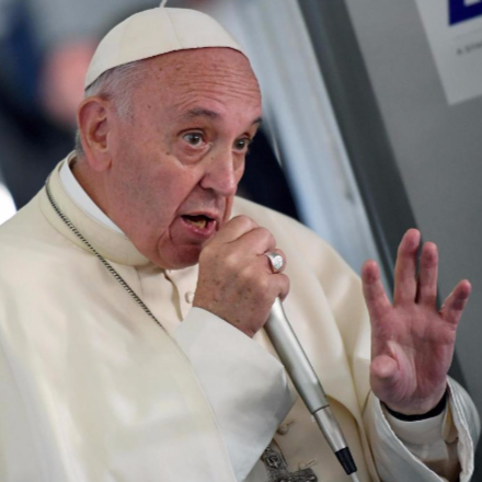 Ferenc pápa üzenete