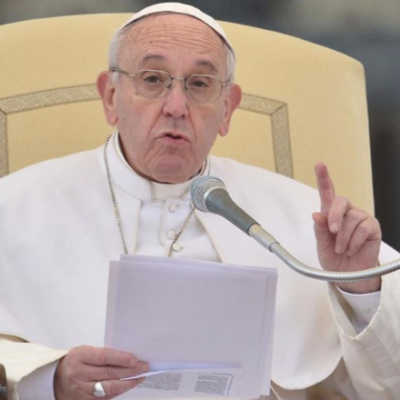 Ferenc pápa üzenete 