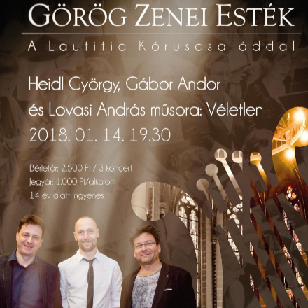 Január 14: ismét Görög Zenei Esték