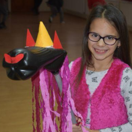 Farsangi dekoráció Nyíracsádon