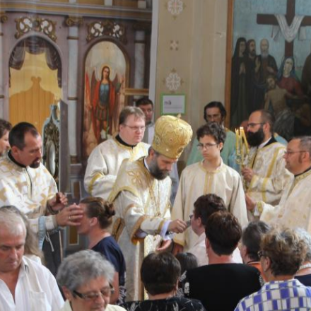 Nagypeleskén járt Kocsis Fülöp érsek-metropolita
