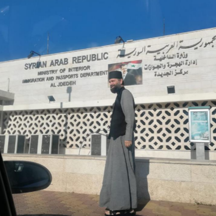 Megérkezett Fülöp atya Damaszkuszba