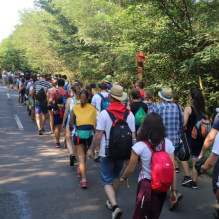 Nyírmadától-Levelekig meneteltek a fiatalok 