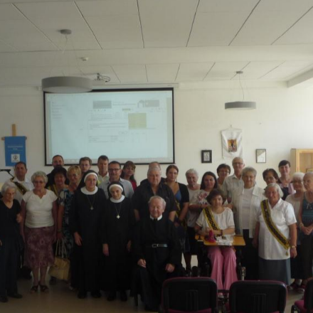 A bazilita harmadrend kiállításmegnyitója Máriapócson