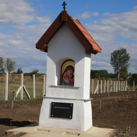 Felszentelték a hajdúdorogi úti ikont és gyümölcsöskertet