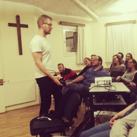 Lelki fitnesz Hodász András atyával, a GrFC-ben