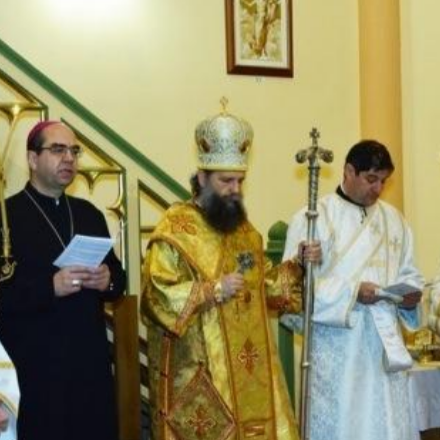 A frissen megalakult szombathelyi szervezőlelkészségbe látogatott Fülöp metropolita