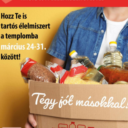 Tartós szeretet - Nagyböjti élelmiszergyűjtés 