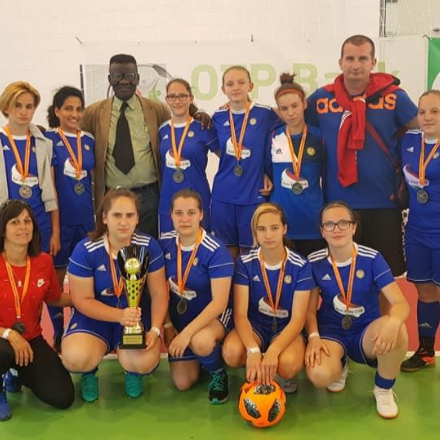 Dobogós helyen zárta a Fair Play Cupot a Szent Bazil leány focicsapata