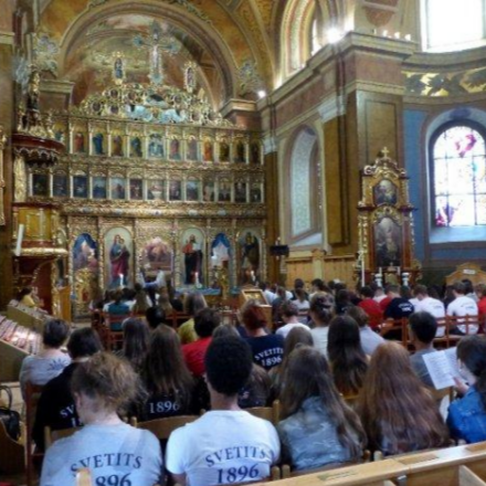 Máriapócsra zarándokolt a Svetits Katolikus Gimnázium