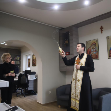 Házszentelés a Szent Lukács Görögkatolikus Szeretetszolgálat szolgáltatópontjain