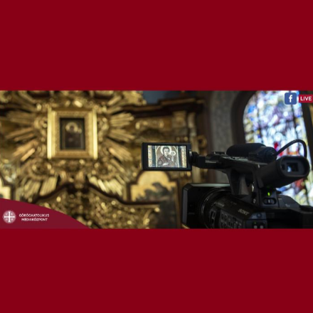 A böjti időszakban online közvetít liturgiákat a Görögkatolikus Médiaközpont