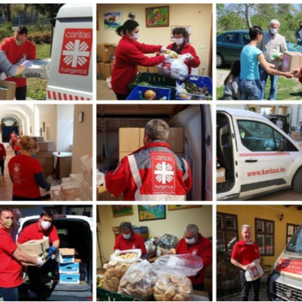 Több tízezer családot és idős személyt segített a Karitász az elmúlt egy hónapban