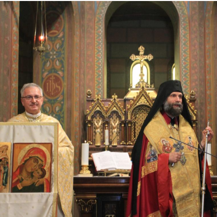 Amikor egyik ember a másiknak megbocsát, az egy nagyon távoli, halvány mása az Isten bocsánatának - Fülöp metropolita látogatása Veszprémben