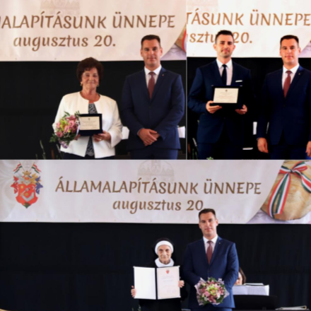 A görögkatolikus egyházat szolgáló, vallásában elkötelezett személyeket díjazott Hajdúdorog városa