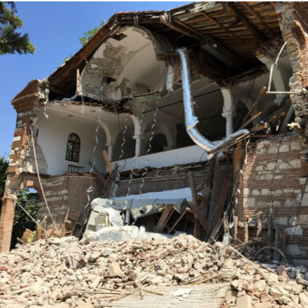 Leromboltak egy ortodox templomot Törökországban