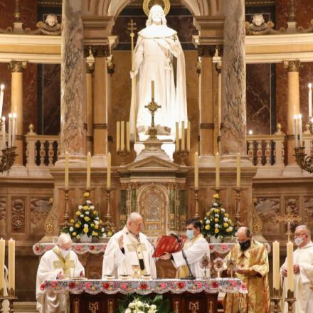 Erdő Péter a premontrei rend jubileumi miséjén: Szent Norbert 900 éves öröksége ma is időszerű