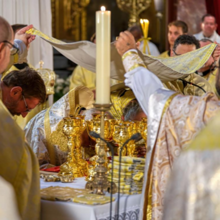 Ünnepi Szent Liturgia a Szent István-bazilikában