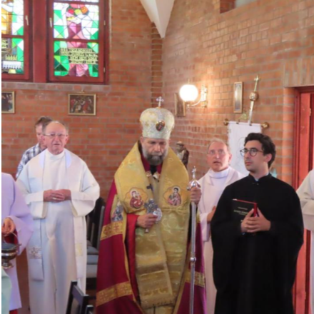 Fülöp metropolita szentelte fel az eperjesi templom új ólomüveg üvegablakát 