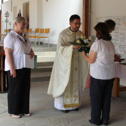 Oktatási díjak adományozása a Hajdúdorogi Főegyházmegyében 