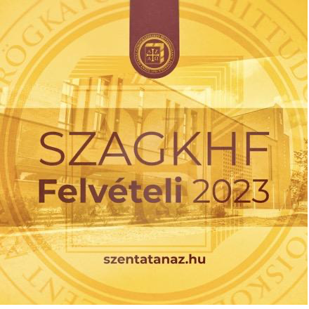 Felvételi 2023 - A Szent Atanáz Főiskola képzési kínálata a 2023/24-es tanévre