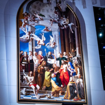 Átadták Kisléghi Nagy Ádám festményét a Karmelita kolostorban