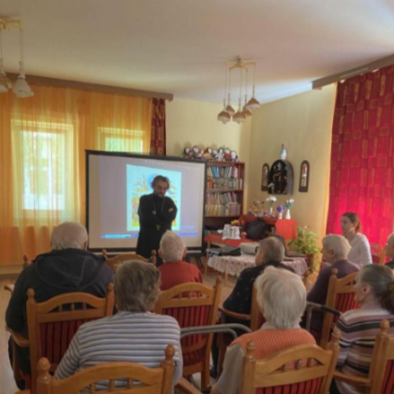 Pünkösdi imaóra a Szent Mihály Görögkatolikus Idősek Otthonában