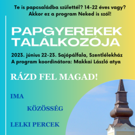 Papgyerekek találkozója