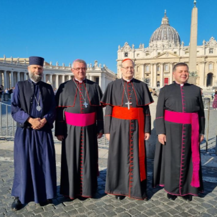 Ferenc pápánál járt Fülöp metropolita 
