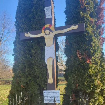 A pécsi görögkatolikusok állították helyre az útszéli keresztet