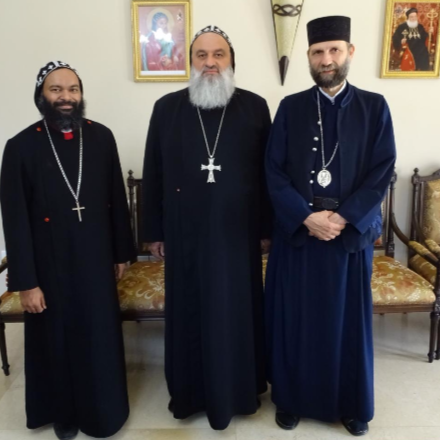 A szír ortodox pátriárkával találkozott Fülöp metropolita