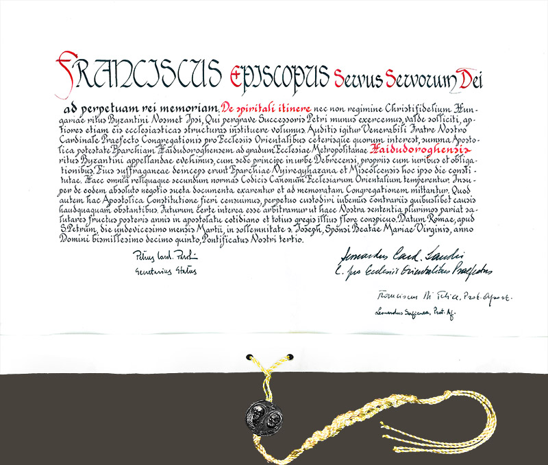 Alapító bulla Hajdúdorog